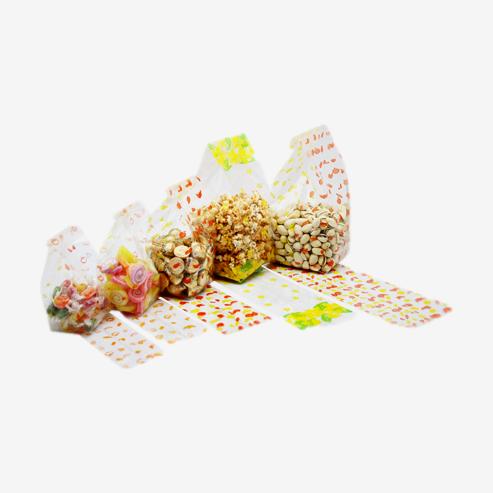 CPP Printed Plastic Stand Up Bag for snacks, cookies & candies